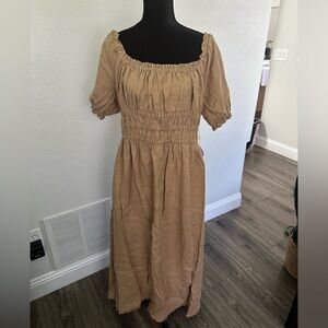 Linen dress size large